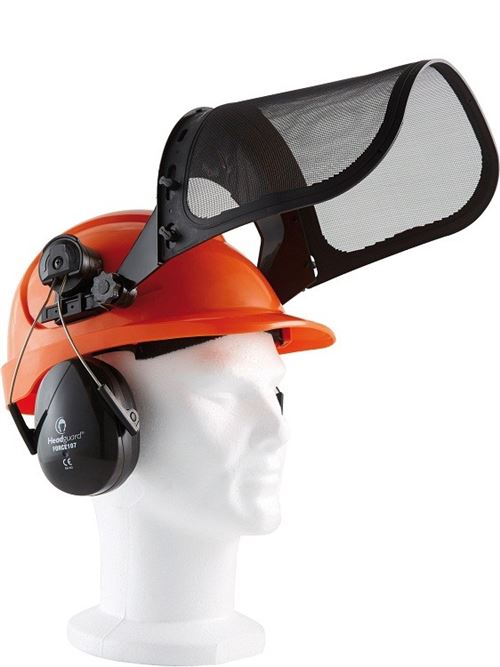 Casque forestier orange SINGER - HGCF01