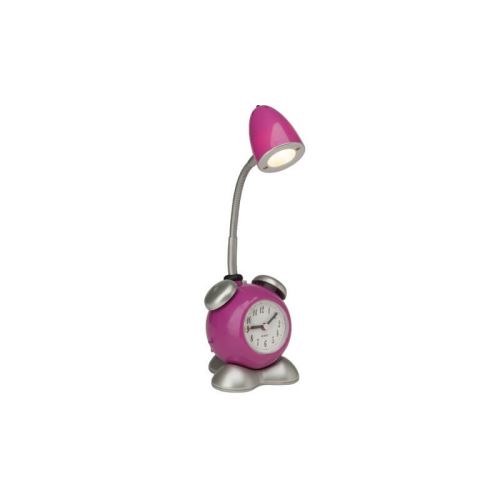 BRILLIANT Lampe de chevet Pharrell avec horloge - Rose