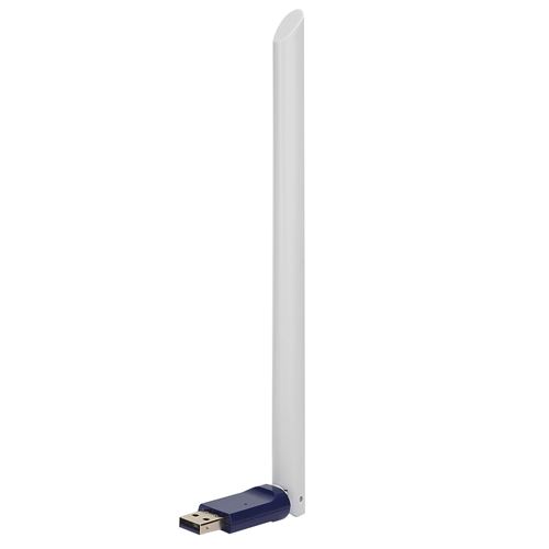 Carte Réseau Sans Fil 2.4G Wifi Haute Puissance Sans Lecteur Usb 6Dbi Gain d'Antenne 300M