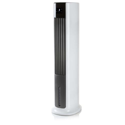 DOMO Refroidisseur d'air à télécommande 105 cm 65 W Blanc et noir