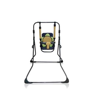 63 98 Sur Balancelle Berceau Transat Chaise Haute 12m Bebe Enfant Samba Bleu Marine Et Verte Cadre Noir Mobilier De Jardin Achat Prix Fnac