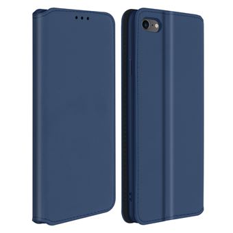 Housse pour iPhone SE 2022 / 2020 et 8 / 7 Portefeuille Fonction Support Avizar Bleu nuit - 1