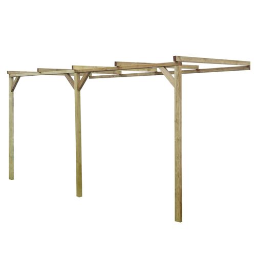 Chunhe Pergola à appentis 2 x 4 x 2,2 m Bois AB41710