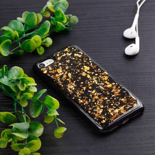 iPhone 7 Coque Protection TPU Doré Effet brillant ALS47895