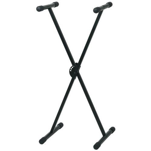 Non Communiqué Noir Support Robuste Pour Clavier, Piano, Synthétiseur 5 Positions