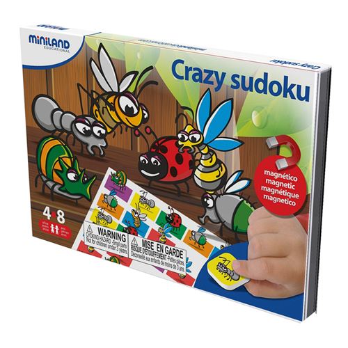 jeu magnétique éducatif Miniland Crazy Sudoku