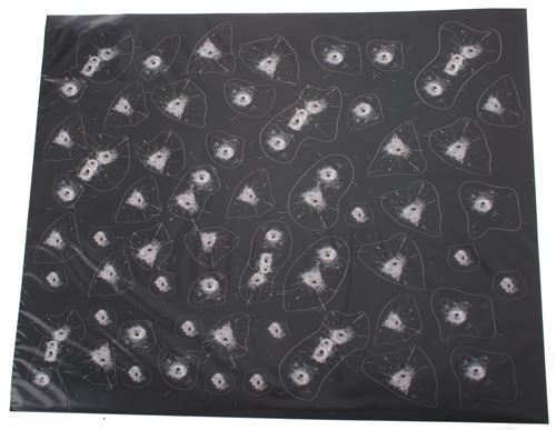 autocollant noir / blanc 53 pcs