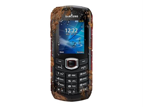 Samsung GT-B2710 - 3G téléphone de service - microSD slot - Écran LCD - 240 x 320 pixels - rear camera 2 MP - noir, rouge
