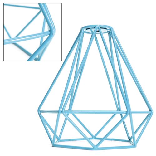 Cadre Moderne Industriel Métal Fil Plafond Abat-jour Cage Protection Lumière NF