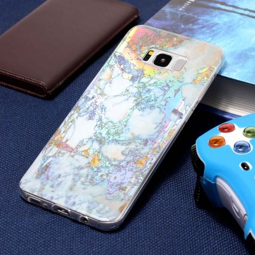 Galaxy S8 + / G955 Coque Protection TPU Marbré Gris ALS52485