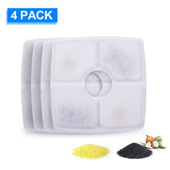 Ritioner Fontaine A Chat 4 Filtres Pour Fontaine A Fleur Fontaine Filtres Pour Chien Chat De Fontaine D Animal Familier Avec La Resine Et Charbon Actif Pour La Fontaine Pack De 4 Gamelles