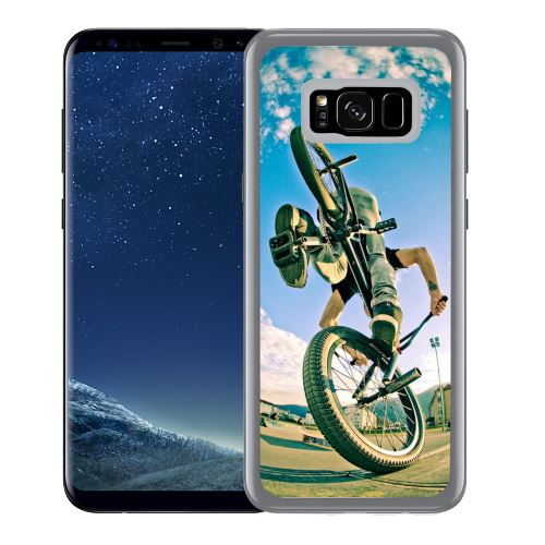 Coque pour Samsung Galaxy S8 bmx stoppie