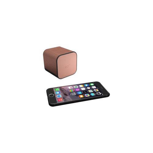 KitSound Boom Cube Enceinte Portable Bluetooth sans Fil - Rose Doré