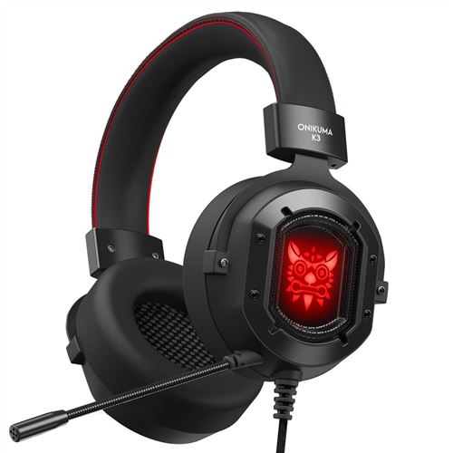 Casque de jeu ONIKUMA K3 stéréo portable pour PS4 - Noir
