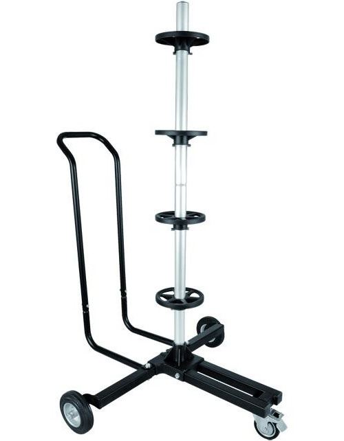 ProPlus roues de chariot arbre t / m 18 pouces 225 mm noir / argent