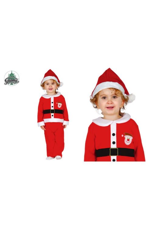 Costume pere noel bebe 6/12 mois