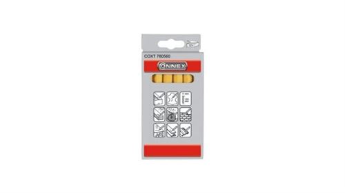 Connex COXT780560 Craie Grasse Jaune 12pièces