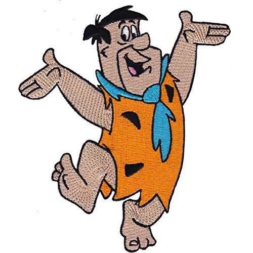 Application Flintstones Fred Dance Patch