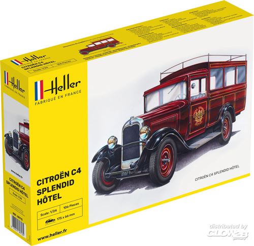Heller - Citroen C4 Splendid Hotel - Maquette à l'échelle 1/24 - Image 4