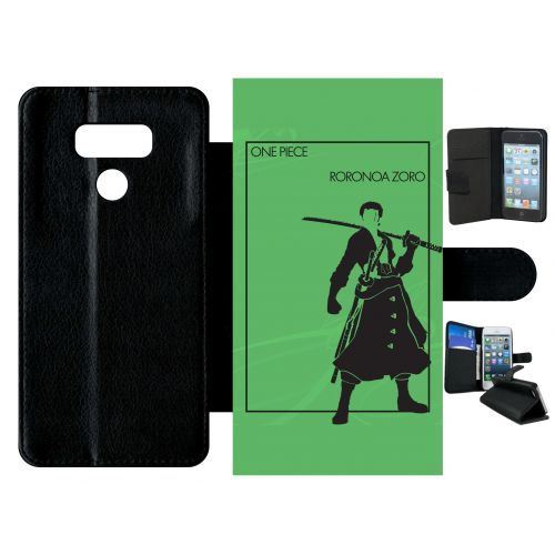 Etui à rabat lg g6 one piece roronoa zoro