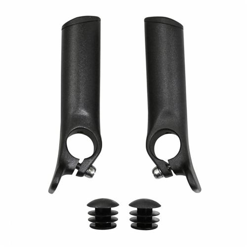 Newton Noir Embout De Cintre Avec Repose Main Mat (Paire) - Image 1