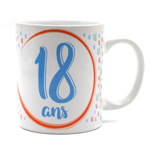 Mug - à message unique 18 ans