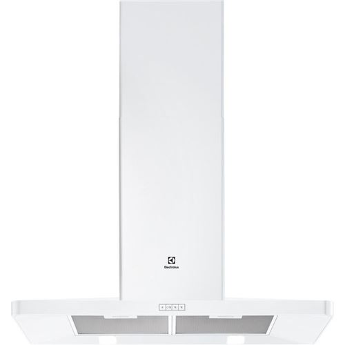 Electrolux EFF90462OW - Hotte - hotte décorative - largeur : 89.8 cm - profondeur : 50 cm - evacuation & recyclage - blanc