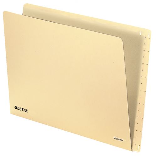 leitz leitz einstellmappe orgacolor, a4, mit tab, chamois noir