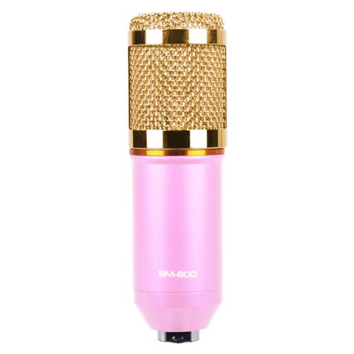 Microphone à condensateur BM-800 pour enregistrement sonore, diffusion de chant radio (ROSE)