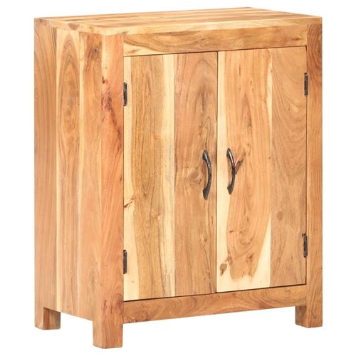 Buffet en bois d'acacia massif 60x35x75cm