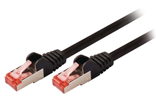 Valueline VLCP85221B015 Câble de réseau Cat6 S / ftp Rj45 (8/8) Mâle - Rj45 (8/8) Mâle 0,15 M Noir