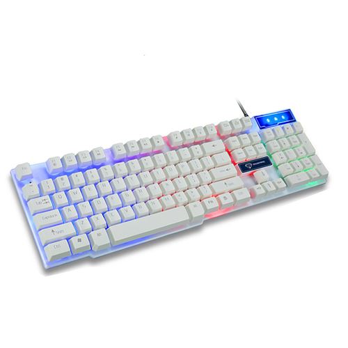 Non Communiqué Blanc Clavier Gk50 Étanche Gaming Mécanique Filaire - Image 1
