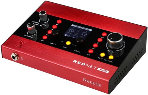 Focusrite RedNet X2P interface audio Dante/Ethernet