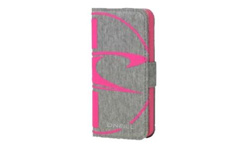 O'Neill SELECTIVE NEOPRENE FLIP CASE - Coque de protection pour téléphone portable - Néoprène - mélange gris, rose fluo - pour Apple iPhone 5, 5s