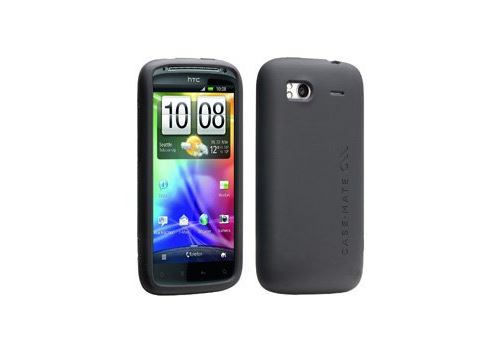 Case-Mate Safe Skin - Étui pour téléphone portable - noir - pour HTC Sensation