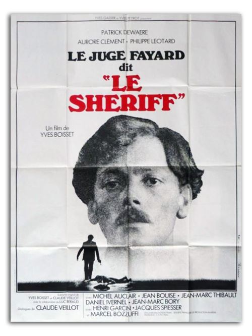 Le Juge Fayard Dit le Sheriff AFFICHE CINEMA ORIGINALE