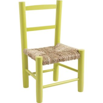 Aubry Gaspard Petite Chaise Bois Pour Enfant Anis Table Et