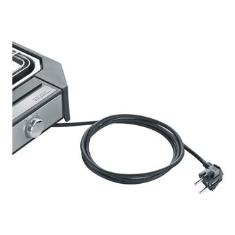 SEVERIN PG 8545 Steakboard - Barbecue gril -électrique - 587 cm ² - inox brossé/noir