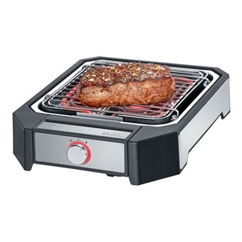 SEVERIN PG 8545 Steakboard - Barbecue gril -électrique - 587 cm ² - inox brossé/noir