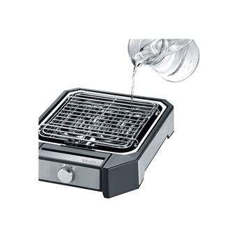 SEVERIN PG 8545 Steakboard - Barbecue gril -électrique - 587 cm ² - inox brossé/noir