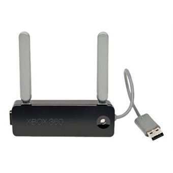 Adaptateur WiFi N Microsoft pour Xbox 360 - Connectique et chargeur