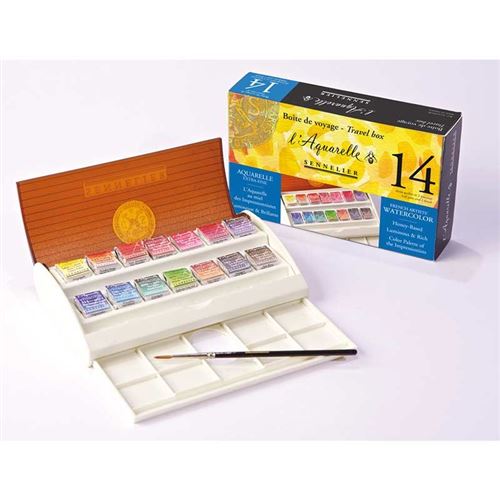 SENNELIER BOÎTE VOYAGE MÉTAL AQUARELLE