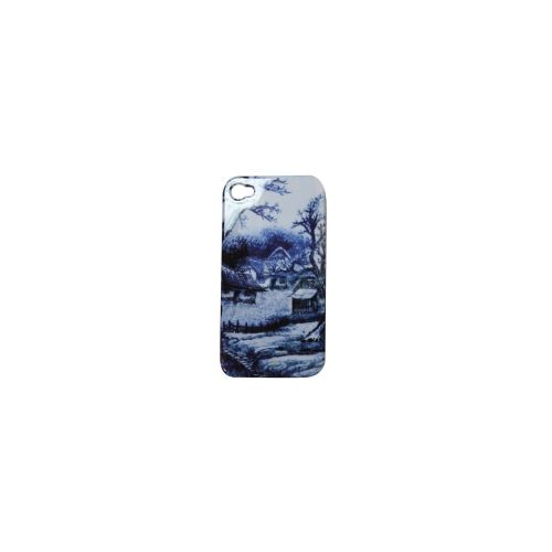 Coque rigide effet porcelaine iPhone 4/4S ref 002