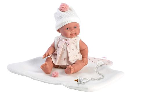 Llorens Lalka bobas 26 cm Dziewczynka z kocykiem