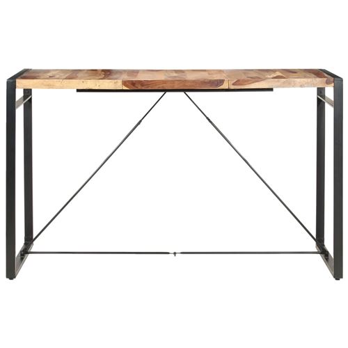 vidaXL Table de bar 180x90x110 cm Bois solide