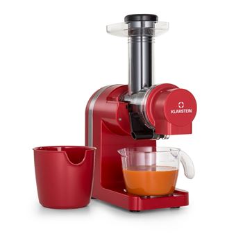 Extracteur de jus - Klarstein Bella Elegance - 200 W - 400 ml - sans BPA - Rouge - 1