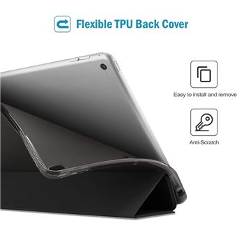 Custodia IPad 9.7 (6a/5a Gen) Rosbtib In PU Pelle Con Supporto E Slot Per Schede - Design Albero Uccelli Arancione - Protezione Pratica - copertina