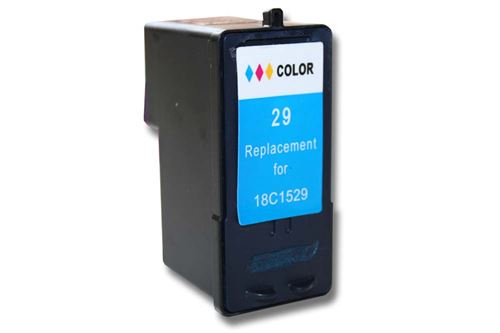 vhbw Cartouche d'encre Cyan/Magenta/Jaune compatible avec Lexmark X5495, Z1300, Z1310, Z1320, Z845 imprimante (rechargeable, 20 ml)