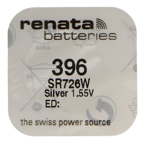 RENATA Pile bouton Silver Oxyde 396 / SR726W 0% mercure
