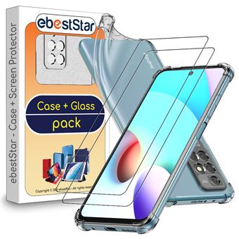 Kit Protection Xiaomi Redmi 4X : Verre Trempé + Coque Silicone Transparente Antichoc